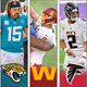 Jets’ Joe Flacco, Jag’s Gardner Minshew, Washington’s Kyle Allen, Atlanta’s Matt Ryan and Giants’ Daniel Jones.
